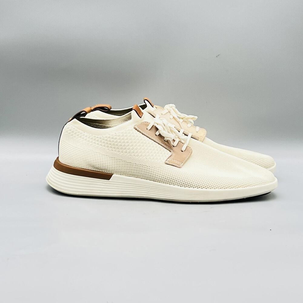Wolf & Shepherd Shoes Mens 11 White Knit SwiftKnit Casual Sneakers Comfort